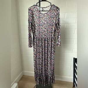 new look from asos floral sheer dress